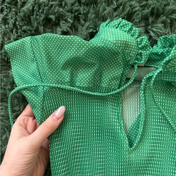 Vintage 70s Polyester Dress. Cute!! - Picture 2 of 5